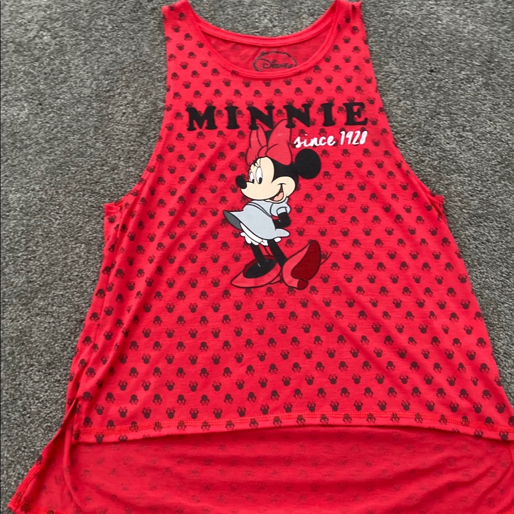 Minnie High Low Tank Top